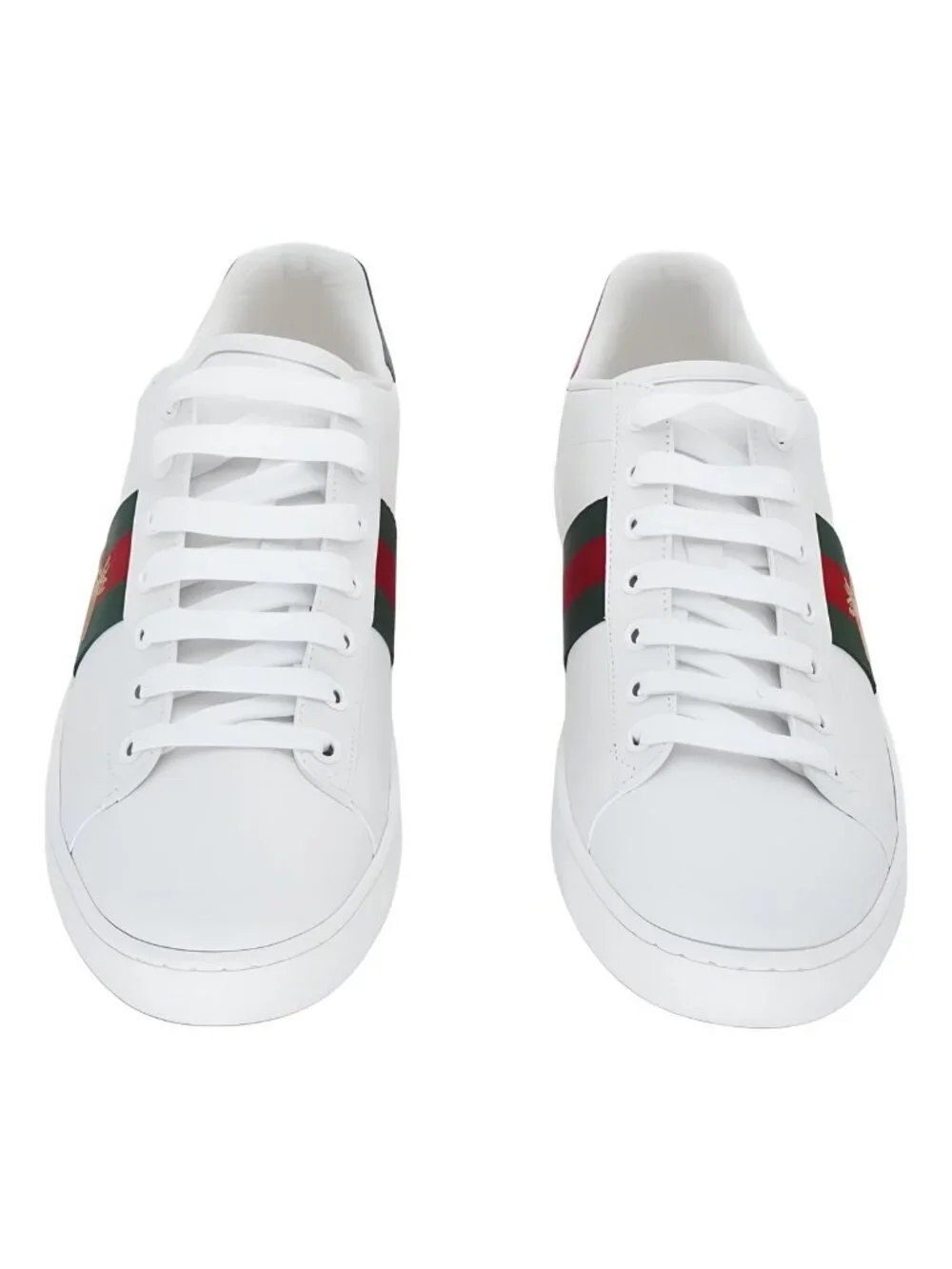 Gucci Womens Ace Sneaker White Bees Sz US 9M EU 39 - Picture 5 of 6